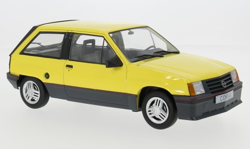 Opel Corsa A SR 1983 Geel - 1:18